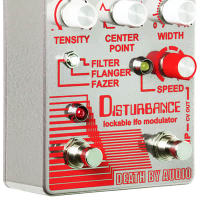Death By Audio Disturbance Lockable LFO Modulator 2023 - Present - Silver / Red image 4