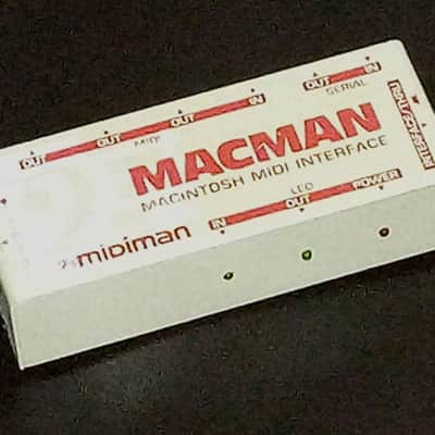 Midiman Macman 1 In 3 Out MIDI interface Early 90s  - Off White / White / Red image 5