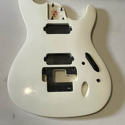 2000's Indonesia Ibanez S7320 7 String White Guitar Body ZR Tremolo Ready image 5