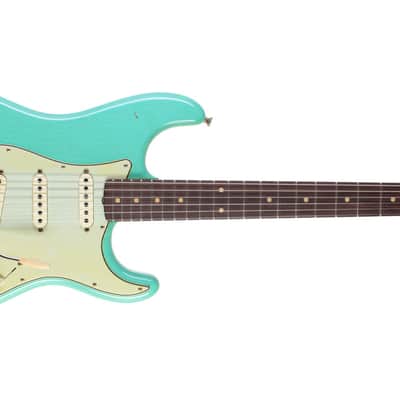 Fender Custom Shop Limited Edition 1959 Journeyman Stratocaster Super Faded Sea Foam Green image 2