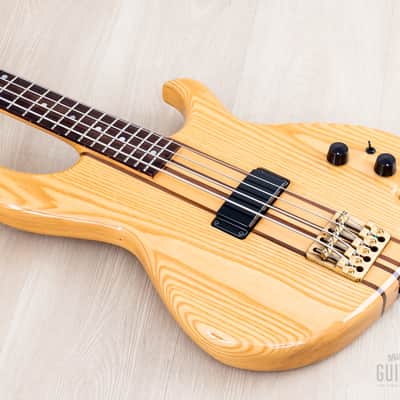 1981 Aria Pro II SB-700 Vintage Neck Through Bass Natural, Japan Matsumoku image 10