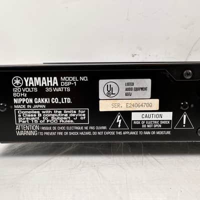 Vintage Yamaha DSP-1 Digital Surround Sound Field Processor image 9