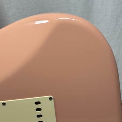 Fender ST-54 st54 1954 Reissue Stratocaster Guitar - MIJ Made In Japan 1996 - 1997 - Shell Pink / Maple neck image 12
