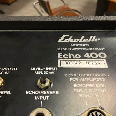 Echolette tape echo 400  reverb   Made wester Germany 1965 image 5