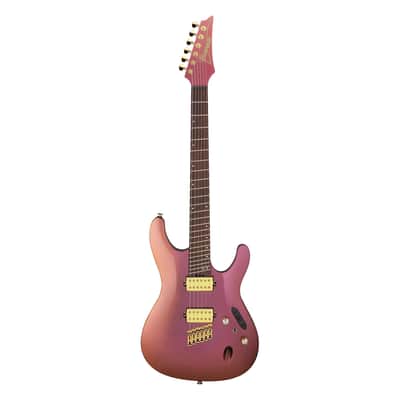 Ibanez SML721RGC S Axe Design Lab Multi-scale Guitar - Rose Gold Chameleon image 2