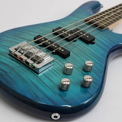 Spector Legend 4 Standard 4-String Bass, Blue Stain Gloss | Reverb