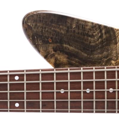 2000 Fodera Imperial Beezelite Buckeye Burl 5-String Bass Guitar Lefty #50662 image 6