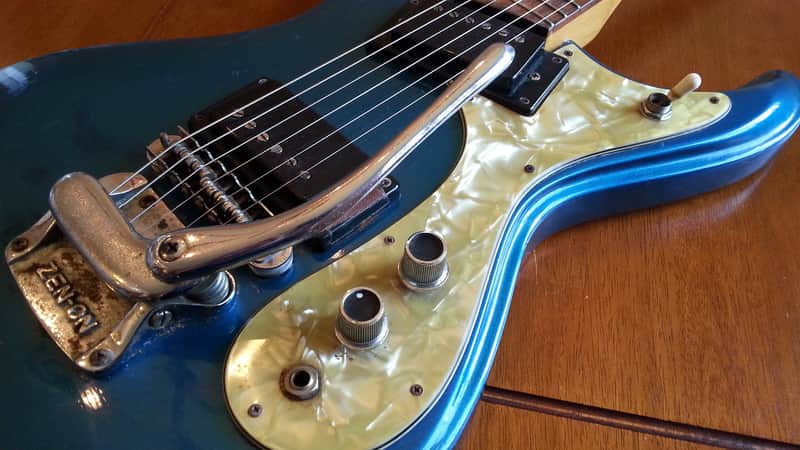 Morales Mosrite Copy Vintage Japan Univox Teisco Guyatone MIJ | Reverb