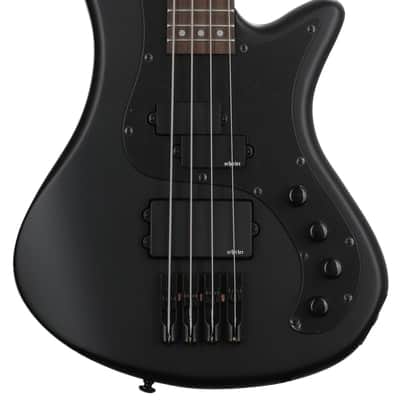 Schecter Stiletto Stealth-4 Bass Guitar - Satin Black image 2