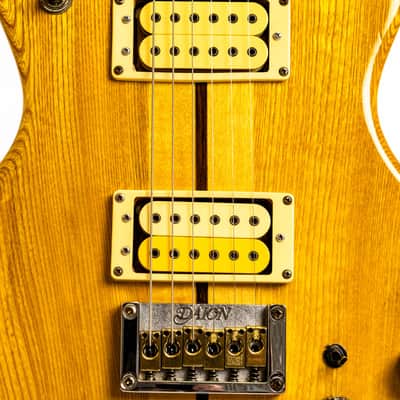 Daion Mark X Tinted Tan / Natural Neck Through (1982) w/ Hardshell Case image 4