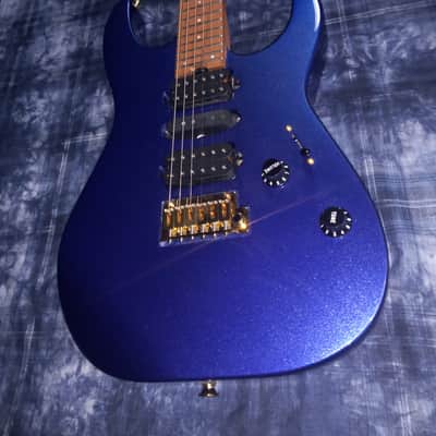 MINT!! Charvel Pro-Mod DK24 HSH 2PT CM Caramelized Maple Neck Mystic Blue 7.4lbs! / Authorized Dealer SAVE image 5