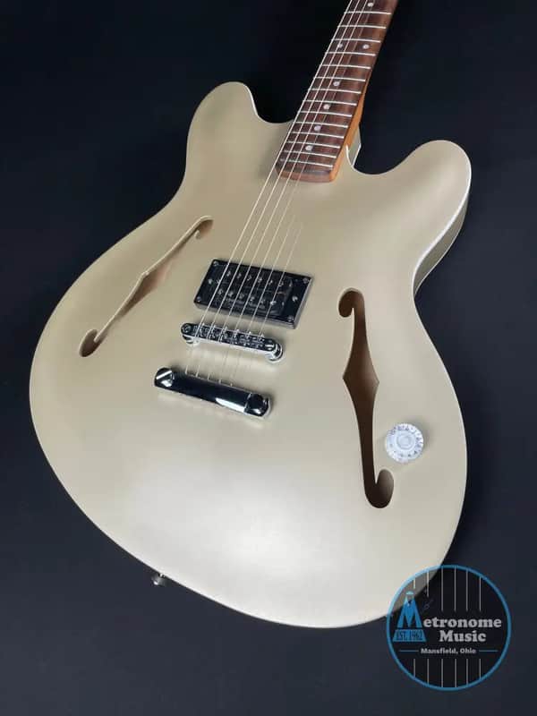 Fender Tom DeLonge Starcaster - Satin Shoreline Gold (MINT) image 1