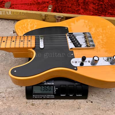 ♚RARE♚CLEAN♚2019 FENDER American '50's Original TELECASTER♚LEFT HANDED♚7.3 LBS !♚ FAT NECK LEFTY ! image 24