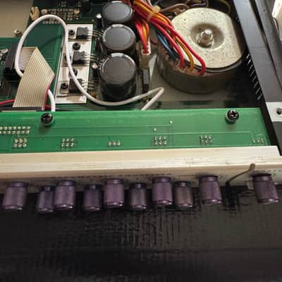 *Modified PreSonus Eureka Channel Strip 2010s - Silver w Burr Brown O Amps & Custom VU Meter Blue LED Backlight image 9