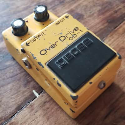 Boss OD-1 Long Dash Silver Screw 1977-1981 8 Pin JRC4558 Chip Japan Black Label image 2