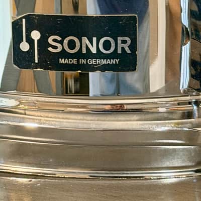 Sonor Sonor D-454 D454 Ferromanganese Snare 14”x5” Vintage 70s RARE 70s - chrome image 2