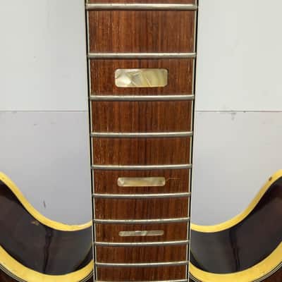 Vintage Univox 335 Style Hollowbody Electric Guitar Made in Japan for Parts or Repair 1970's image 7
