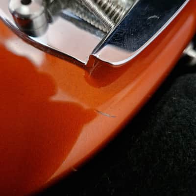 Ernie Ball Music Man StingRay 4 H with Maple Fretboard 1999 - 2018 - Lava Pearl image 13