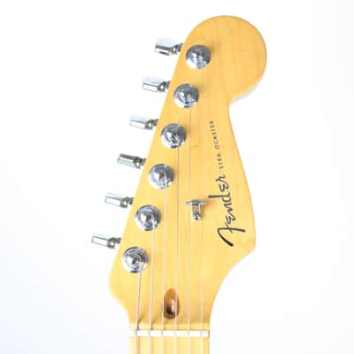 1998 Vintage Fender American Deluxe Stratocaster Crimson Transparent Red with Maple Fretboard Noiseless Pickups Strat USA 1990s image 17