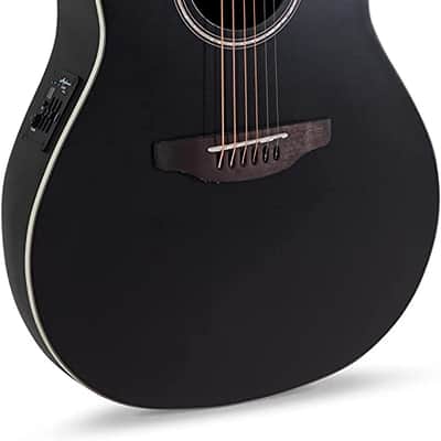Ovation Applause Mid-depth Acoustic-Electric Guitar - Satin Black image 1
