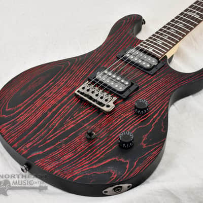 PRS SE Swamp Ash CE 24 Sandblasted Limited Edition - Red (s/n: 5111) image 7