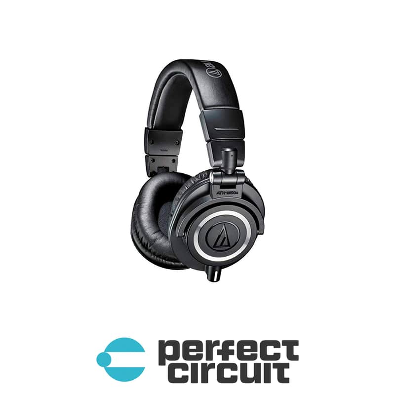 Audio-Technica ATH-M50x Studio Headphones (Black) image 1
