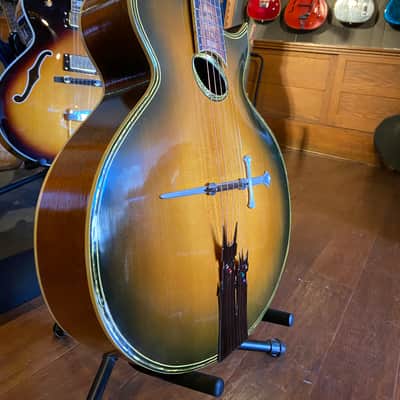 Custom Lord of the Rings  Acoustic Guitar "My Precious" image 18