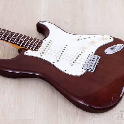 1973 Fender Stratocaster Hardtail Vintage Guitar Mocha w/ Case image 9