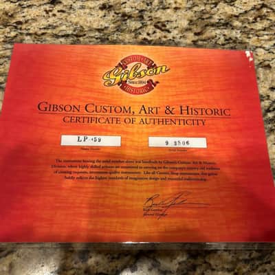 2003 Gibson R9 Custom Shop Historic Collection '59 Les Paul Reissue, Cherry Sunburst image 10
