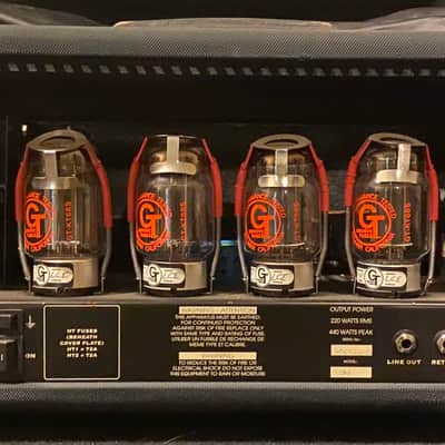 Trace Elliot 220 watt all tube (V-4 type) 80s, 90s Green tolex and carpet image 9