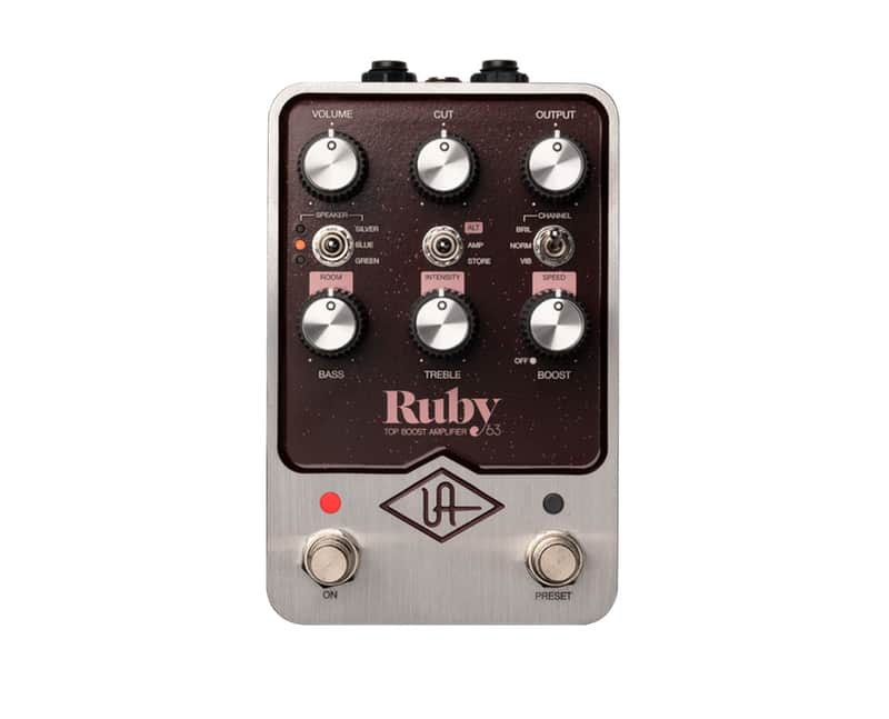 Universal Audio UAFX Ruby AC30 w/ Top Boost +Mods Amp Modelling Guitar FX Pedal image 1