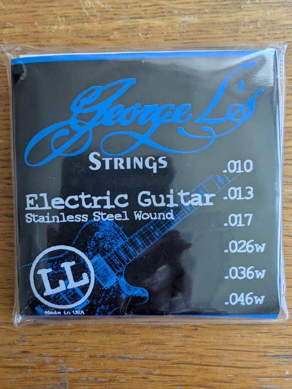 George L’s Electric Guitar LL Stainless Steel Wound Strings image 1
