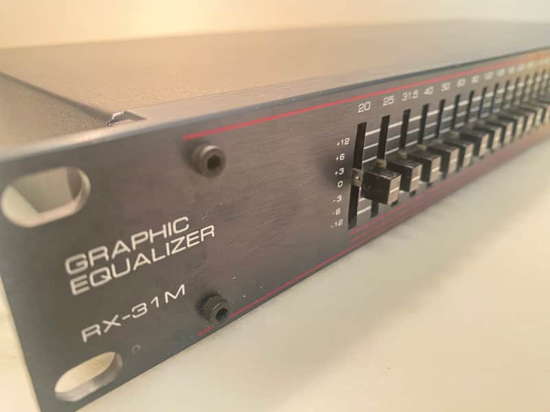 ROSS Systems RX-31M 31-Band Graphic Equalizer Vintage Rackmount EQ – Tested & Working 1990's - Black image 1