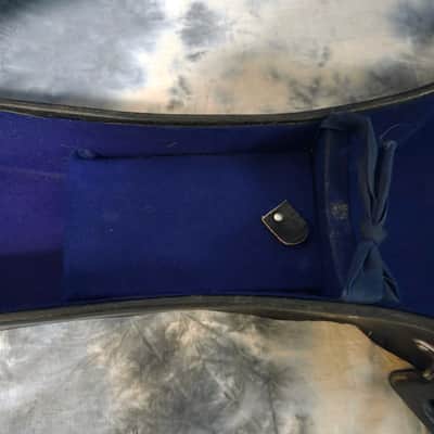 Immagine Vintage RARE 1955 Gypsy Joe Harmony Arch Top Acoustic Guitar Hard Shell Case - 9