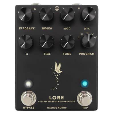 New Walrus Audio Lore Reverse Soundscape Generator Black Guitar Effects Pedal image 1