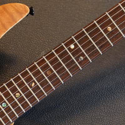 2001 Brian Moore C90-P Custom HSH Electric Guitar Piezo Quilt Natural + OHSC image 8