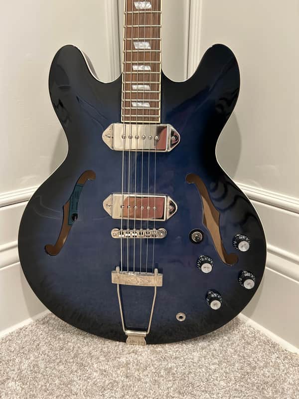 Epiphone Gary Clark Jr. Signature Blak and Blu Casino | Reverb