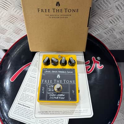 Free The Tone QA-2 Quad Arrow Distortion 2010s - Yellow image 8
