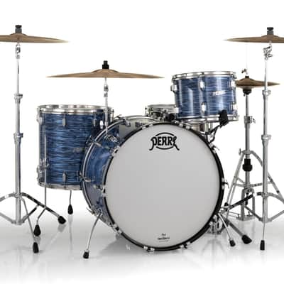 Pearl President Deluxe Ocean Ripple 3pc Shell Pack 24x14 13x9 16x16 Drums | Authorized Dealer image 2