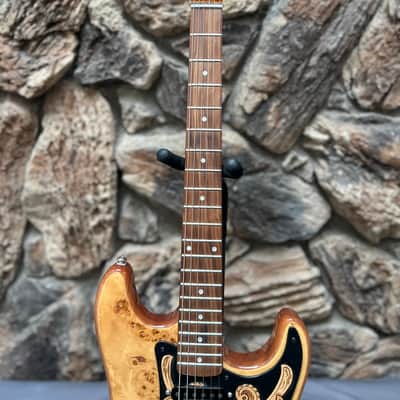 Custom Partscaster - Natural Leather Pickguard image 3