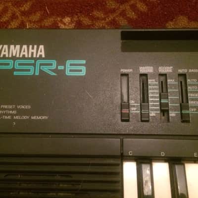Yamaha PSR-6 1980s Black/Retro image 2