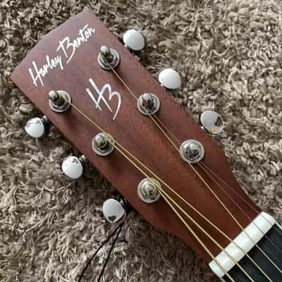Harley Benton 34 Inch Mini Traveler Acoustic Guitar, Spruce Top, Sapele Body, Mahogany Neck, Rosewood Fingerboard image 7