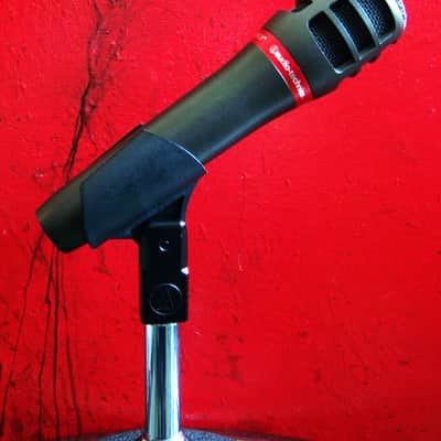 Vintage 1980's Audio-Technica ATM29HE dynamic hyper cardioid microphone Low Z w accessories # 3 image 13