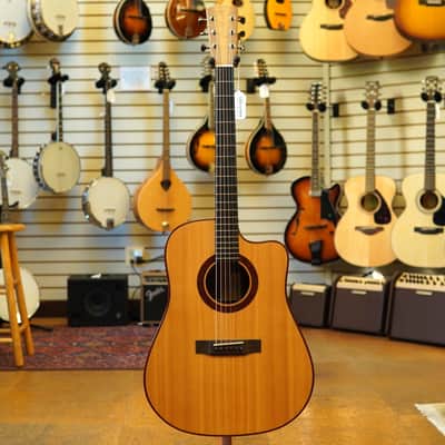 James Claseman (Savage, MN) Handcrafted Lutz Spruce/Curly Walnut Cutaway Dreadnought Acoustic Guitar #7 2023 w/Padded Gig Bag image 4
