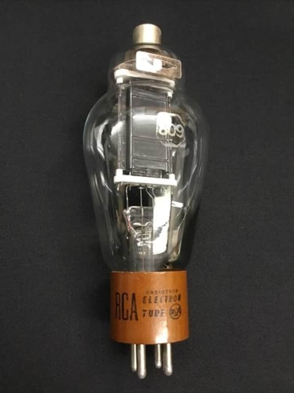 RCA 809 Coke Bottle Brown Base POWER AMPLIFIER VACUUM TUBE Tested USA S.2286-D image 1