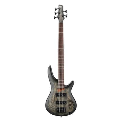 Ibanez SR605E SR 5 String Bass Guitar, Black Stained Burst image 3