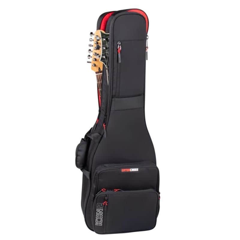 GATOR [Grand Clearance Sale] Gator Icon Take Two Series Bag Holds 2 Electric Guitars [G-ICONTTELEC-BLK/For 2 Electric Guitars] image 1