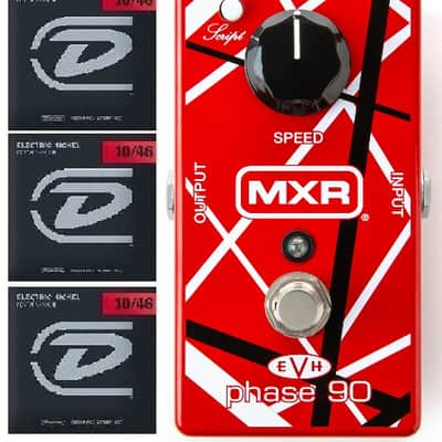 MXR EVH Eddie Van Halen Phase 90 Pedal EVH90 (3 Free Sets Of Guitar Strings) image 1