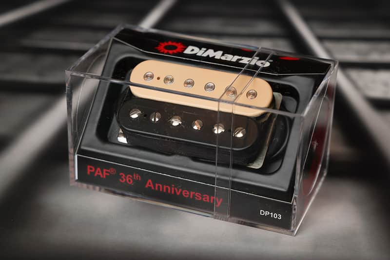 DiMarzio DP103BC PAF 36th Anniversary Neck - Black/Cream / Standard spaced image 1
