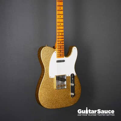 Fender Custom Shop ’52 Telecaster Journeyman Aged Gold Sparkle 2023 Used (Cod.1339UG) image 7
